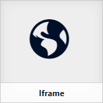 Editor berichtelement icoon iframe