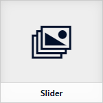 Editor berichtelement icoon silder