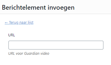 Editor berichtelement The Gaurdian