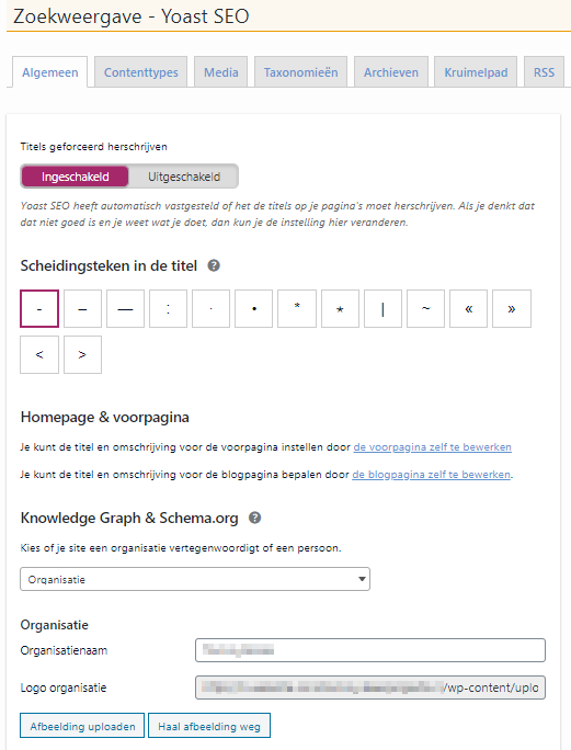 Systeem SEO zoekweergave