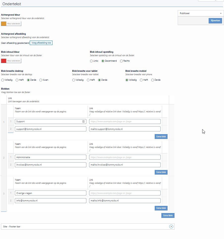 Thema site ondertekst